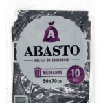 BOLSAS DE RESIDUOS ABASTOx10 50x70CM MEDIANAS
