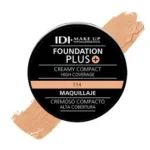 BASE COMPACTO CREMOSO IDI FOUNDATION PLUS 114 SUN BEIGE