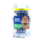 MAQUINA AFEITAR GILLETTE DERMA PROTECCIONx4
