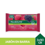 JABON PALMOLIVE NATURALSx3x90 FRAMBUESA Y MORA