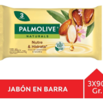 JABON PALMOLIVE NATURALSx3x90 ALGAS Y ALMENDRA