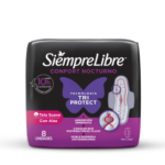 TOALLAS FEMENINAS SIEMPRE LIBREx8 CONFORT NOCTURNA SUAVE CON ALAS