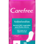 PROTECTORES DIARIOS CAREFREEx20 TODOS LOS DIAS SIN PERFUME
