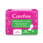 PROTECTORES DIARIOS CAREFREEx20 TODOS LOS DIAS TANGA SIN PERFUME