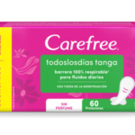 PROTECTORES DIARIOS CAREFREEx60 TODOS LOS DIAS TANGA SIN PERFUME
