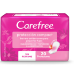 PROTECTORES DIARIOS CAREFREEx20 PROTECCION COMPACT SIN PERFUME