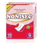 PAÑAL ADULTO NONISECx10 G CON GEL