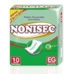 PAÑAL ADULTO NONISECx10 XG CON GEL