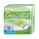 TOALLAS FEMENINAS DONCELLAx8 NORMAL SUAVE CON ALAS CON PERFUME