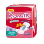 TOALLAS FEMENINAS DONCELLAx8 ULTRAFINA SECA CON ALAS