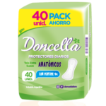 PROTECTORES DIARIOS DONCELLAx40 ANATOMICOS CON PERFUME