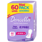 PROTECTORES DIARIOS DONCELLAx60 RESPIRABLE SIN PERFUME