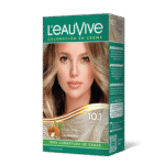 KIT TINTURA LEAUVIVE 10.1 RUBIO EXTRA CLARO CENIZA