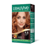 KIT TINTURA LEAUVIVE 4.6 CASTAÑO CAOBA
