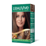 KIT TINTURA LEAUVIVE 7.7 RUBIO CHOCOLATE