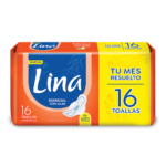 TOALLAS FEMENINAS LINAx16 ESENCIAL CON ALAS