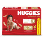 PAÑAL HUGGIES NATURAL CAREx52 XG AHORRA PACK