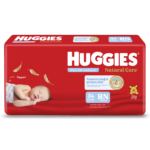 PAÑAL HUGGIES NATURAL CAREx34 RECIEN NACIDO MEGA PACK