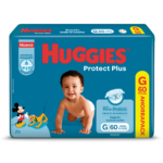 PAÑAL HUGGIES PROTECT PLUSx60 G AHORRA PACK