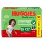 PAÑAL HUGGIES FLEXI COMFORTx96 XXG PACK MENSUAL