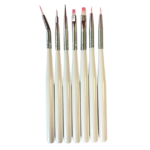 SET PINCELES DECO UÑAS x7U