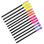 PINCELES SILICONA PESTAÑAS x12CIRCULARES