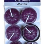 VELAS AROMATICAS ILUMINARTEx6 UVA DULCE