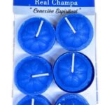 VELAS AROMATICAS ILUMINARTEx6 REAL CHAMPA