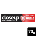 CREMA DENTAL CLOSE UPx70 TRIPLE PROTECCION MENTA AMERICANA