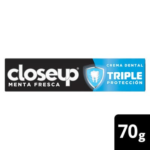 CREMA DENTAL CLOSE UPx70 TRIPLE PROTECCION MENTA FRESCA