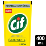 DETERGENTE CIF ACTIVE GEL LIMON DP X400ML