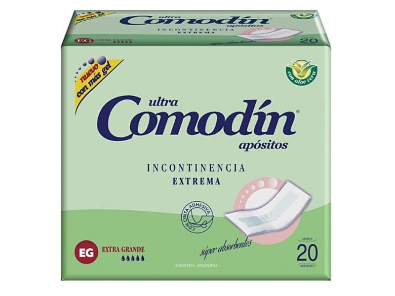2 APOSITO COMODINx20 INCONTINENCIA EXTREMA - Imagen 1